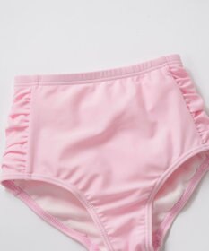 OP／FILA 【marie claire ENFANTS】フリル襟付き長袖ラッシュガード型水着