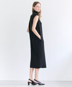 BEIGE， FLEUR / ドレープニット ネックドレス