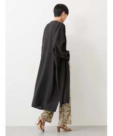 AMERICAN HOLIC 接触冷感バンドカラー切替シャツワンピース