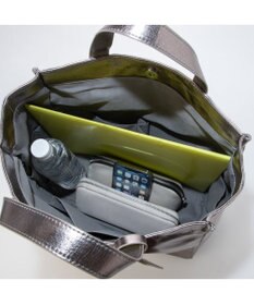 UNBILLION cachecache ソフトメタリックショッパートート