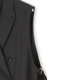 23区 L 【洗える】TWマットクロス テーラード ジレ