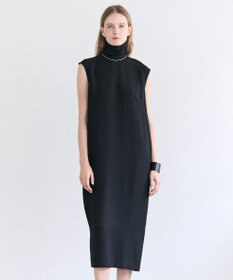 BEIGE， FLEUR / ドレープニット ネックドレス