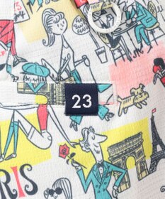 23区GOLF 【WOMEN】【ストレッチ】25周年 イラストレーターコラボ総柄 ショートパンツ
