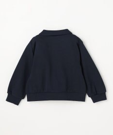 組曲 KIDS 【110-140㎝】ラウンドカラージップアップパーカー