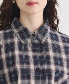 earth music&ecology 【コットン100】マルチウェイチェックシャツ