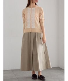 Te chichi フロントレースクルーネックカーディガン