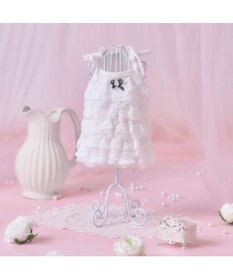 PET PARADISE cherircouture ホワイトローズ キャミソール 小型犬