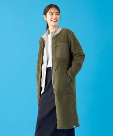 SHARE PARK LADIES 【LADIES】ボアフリースロングカーディガン