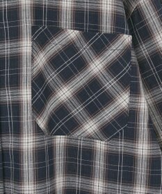 earth music&ecology 【コットン100】マルチウェイチェックシャツ