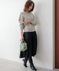 組曲 【人気商品再入荷！】スパンコールヤーン ニットカーディガン