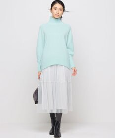 組曲 ラメチュールプリーツ スカート