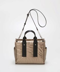 TOPKAPI 【TREASURE TOPKAPI】メタリック パデット ショルダー付 トートバッグ