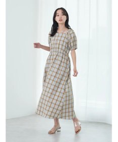 earth music&ecology ホルターネックシャーリングワンピース