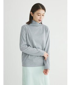 Green Parks ラメリブタートルカットソー