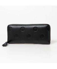 UNBILLION ペルケ perche / ドット型押し・ジャバラカード長財布