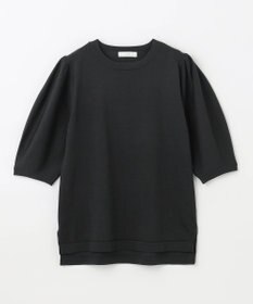 ANY 【洗濯機可】パフスリーブニットプルオーバー