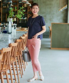 Tiaclasse 【UVケア・接触冷感】“あまラク” タックパフスリーブカットソートップス