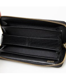 UNBILLION ペルケ perche / ドット型押し・ジャバラカード長財布