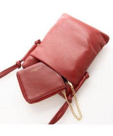 LA BAGAGERIE ミニ財布付き サイドノットショルダー
