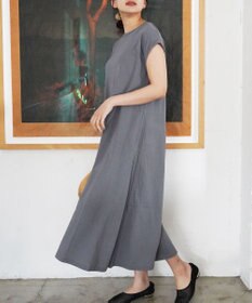 TOQUE 〈大草直子さんアドバイザー〉【天然素材】タンギスコットン天竺 ワンピース