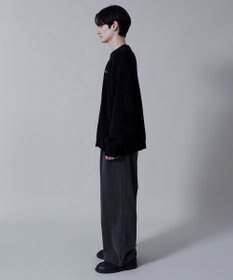 WEGO ベロアモールワンポイントプルオーバー