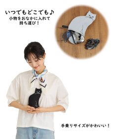 ROOTOTE 1117【ネコポーチ】EU.ウイズルー.オスワリネコ-A