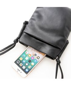 LA BAGAGERIE ミニ財布付き サイドノットショルダー