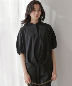 組曲 【WEB限定】ジョーゼットジャージードルマンスリーブ ブラウス