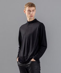 JOSEPH HOMME クリアウールジャージー　モックネック