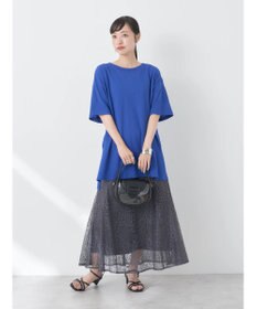 earth music&ecology バックスリットねじりチュニックＴ