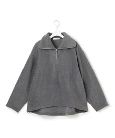 ICB L 【洗える】 トスカーナフリース ハーフジッププルオーバー