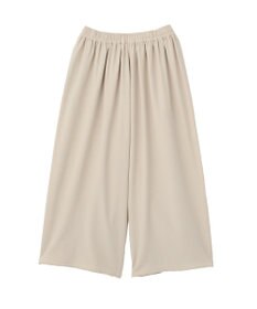 Green Parks イージーケアワイドガウチョパンツ