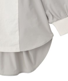 Green Parks ７分袖サイドシャーリングドッキングプルオーバ