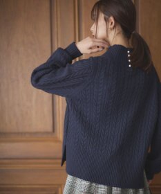 組曲 バルキーケーブル ニット