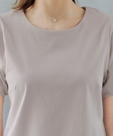 Tiaclasse 【UVケア・接触冷感】“あまラク” タックパフスリーブカットソートップス