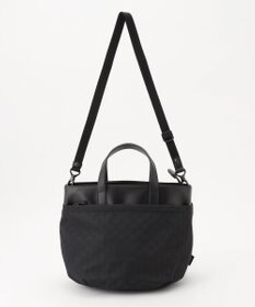 Y'SACCS はっ水ドットジャカード リサイクルレザーコンビ 2wayトートバッグ