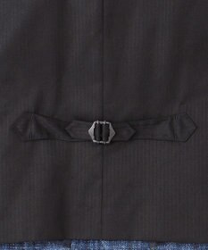 JOSEPH ABBOUD 【イタリア素材/軽量/ストレッチ】サマーツィードジャージープリントベスト