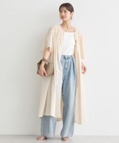 earth music&ecology ギャザーロングワンピース