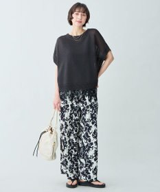 ANY ラミータッチオーバーニット