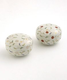 たち吉 【たち吉】色唐草蓋物〈２個〉美濃焼