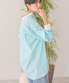 AMERICAN HOLIC イージーケアバンドカラーロングシャツ