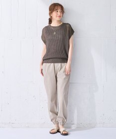 ANY 【洗濯機可/ストレッチ/ウエストゴム/UVカット】大人の7daysジョガーパンツ