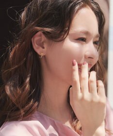 Tiaclasse 【安田美沙子さん着用・金属アレルギー対応】リボンフープピアス