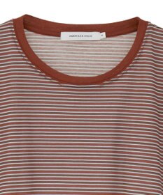 AMERICAN HOLIC シアーレトロボーダー半袖プルオーバー