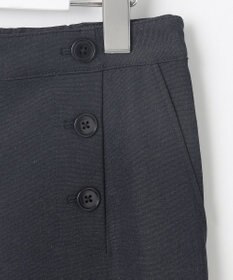 J.PRESS LADIES 【洗える・接触冷感・UVケア・吸水速乾・防透け】麻シェルドライ ワイドストレート マリン パンツ