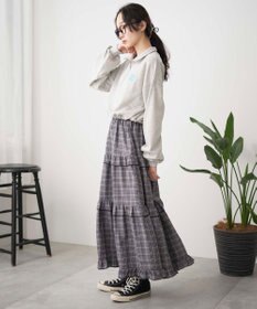 WEGO 【新色追加】ドロストデザインハーフZIPスウェット