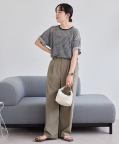 AMERICAN HOLIC シアーレトロボーダー半袖プルオーバー