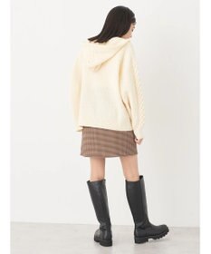 earth music&ecology ケーブルニットパーカー