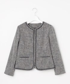 ANY SIS L ライトストレッチ ツイード ジャケット