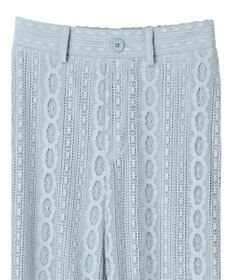 earth music&ecology フラワーレースパンツ